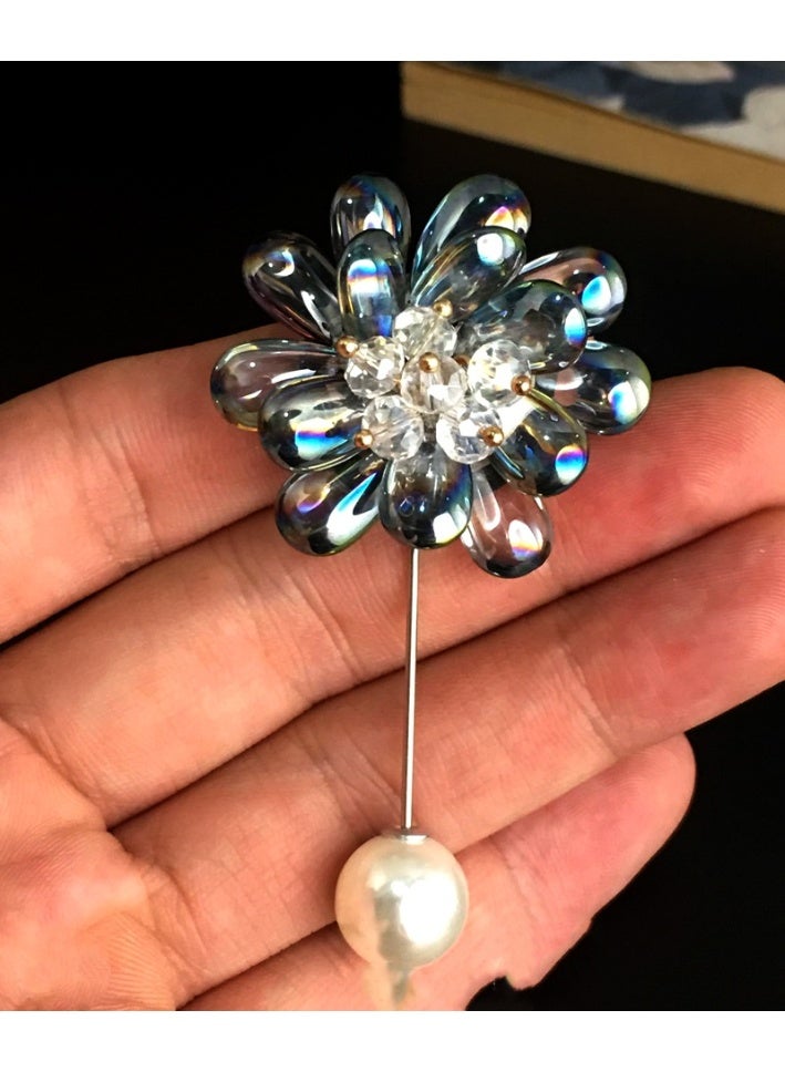 New Versatile One Letter Pin Insertion Brooch